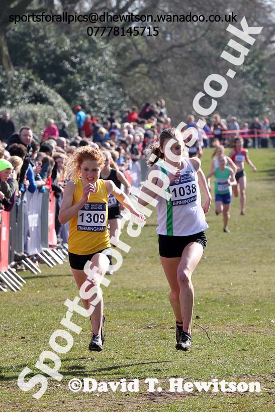 Senior Womens Inter Counties Cross Country,  Cofton Park, Birmingham. Photo: David T. Hewitson/Sports for All Pics